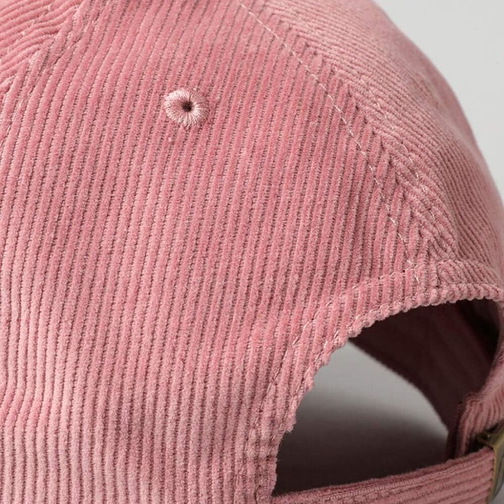 Classic Corduroy Cotton Baseball Caps Vintage Low Profile Dad Hat with Adjustabl - Picture 4 of 5